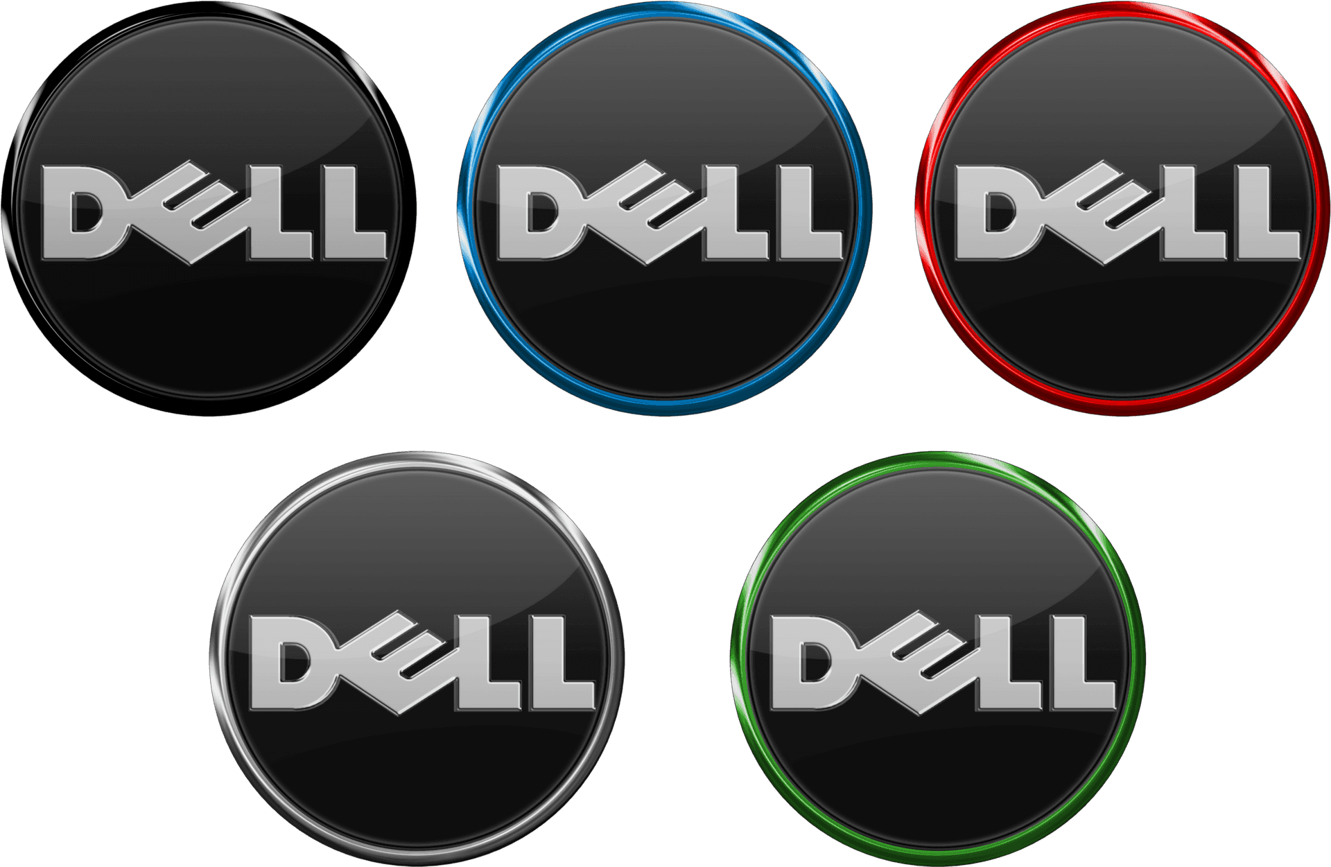 Dell Logo Variations PNG Image