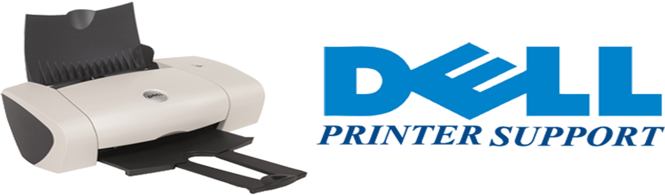 Dell Printer Support Graphic PNG Image