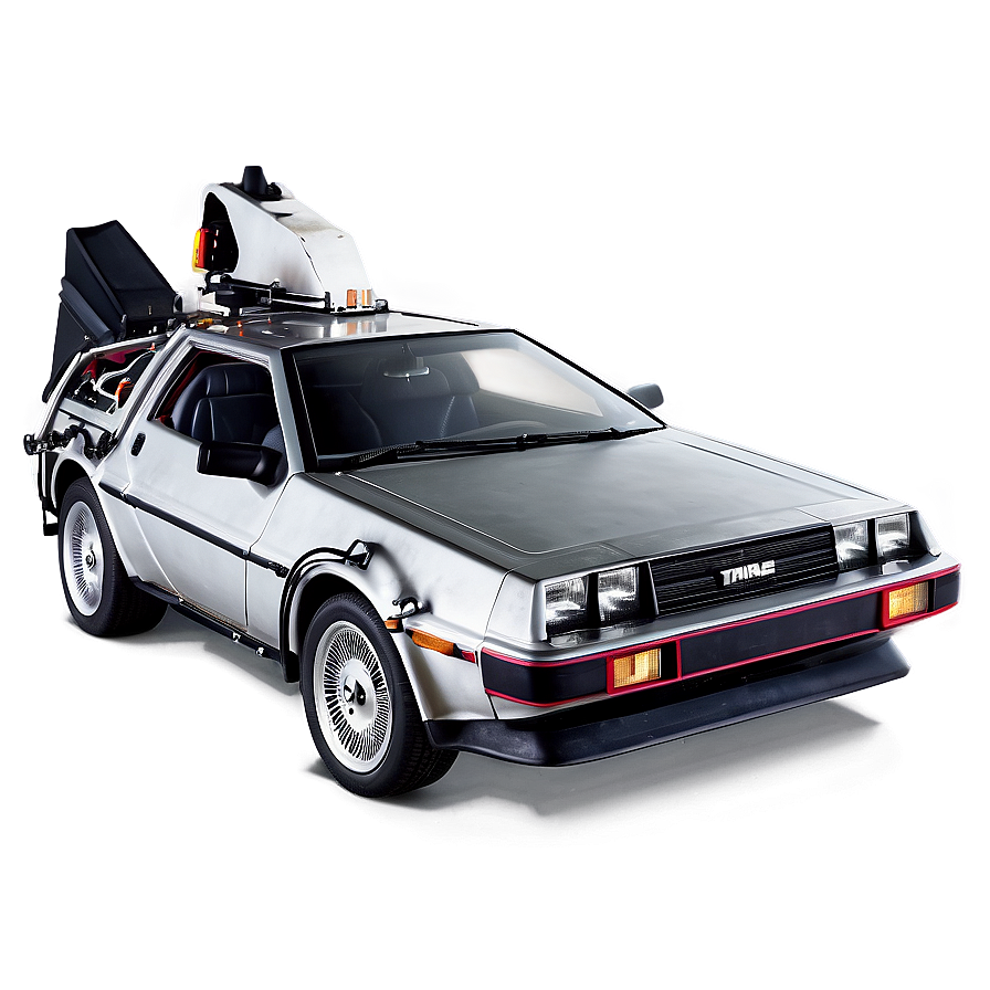 Delorean Time Machine Back To The Future Png Ndm PNG Image