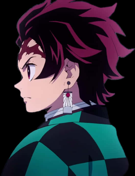 Demon Slayer Character Profile PNG Image