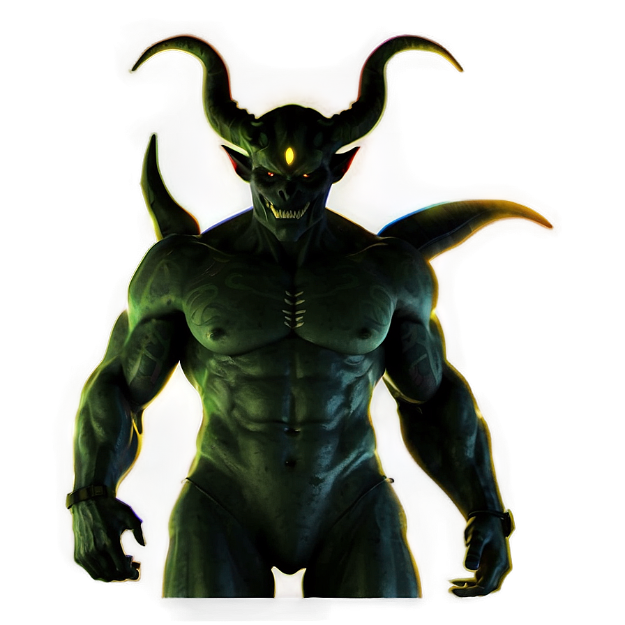 Demon With Halo Png Htv10 PNG Image