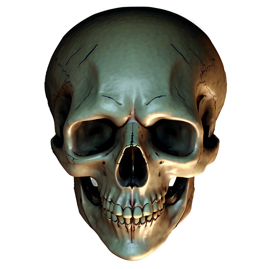 Demonic Skull Scene Png B PNG Image