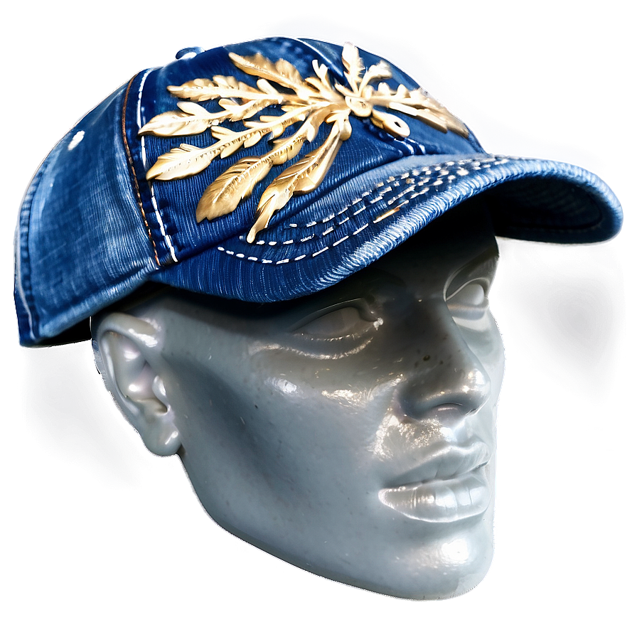 Denim Ball Cap Png 06282024 PNG Image