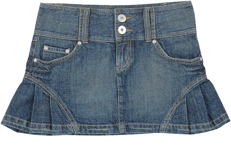 Denim Skirt Product Image PNG Image