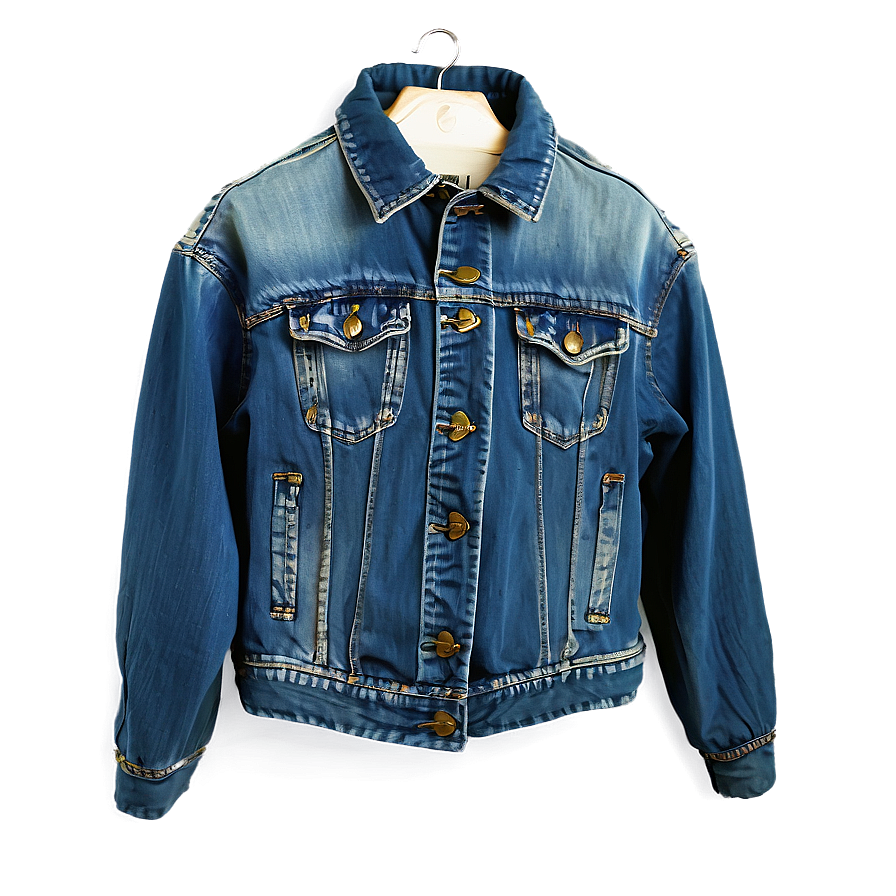 Denim Trucker Jacket Png Cfa PNG Image