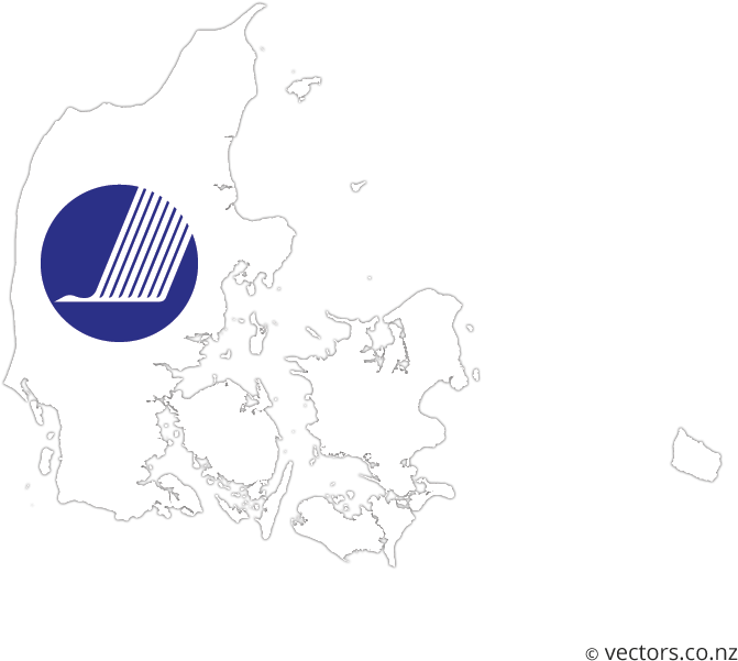 Denmark Mapwith Pie Chart PNG Image