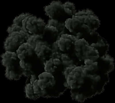 Dense_ Black_ Smoke_ Clouds PNG Image