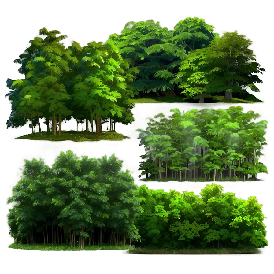 Dense Forest Landscape Png 37 PNG Image