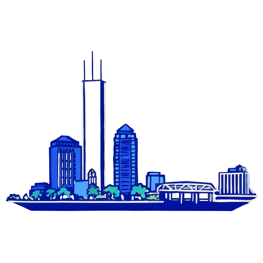 Des Moines Skyline Png Fji PNG Image