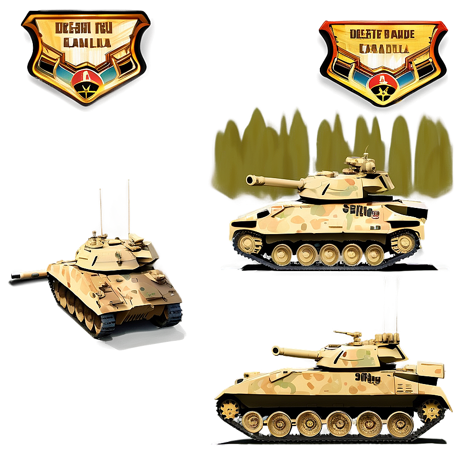 Desert Camouflage Tank Png Lel PNG Image