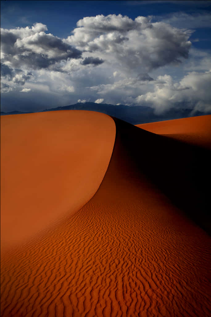 Desert Dunes Cloudscape PNG Image