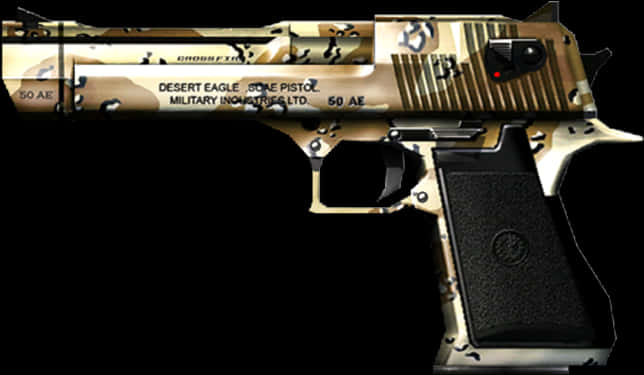 Desert Eagle Camouflage Pattern PNG Image