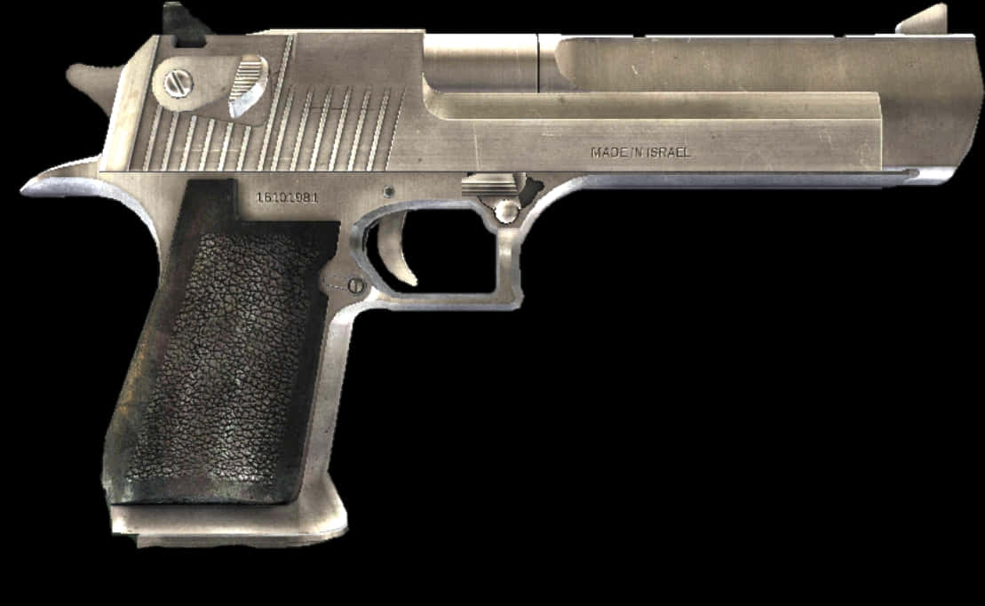 Desert Eagle Pistol Isolated PNG Image