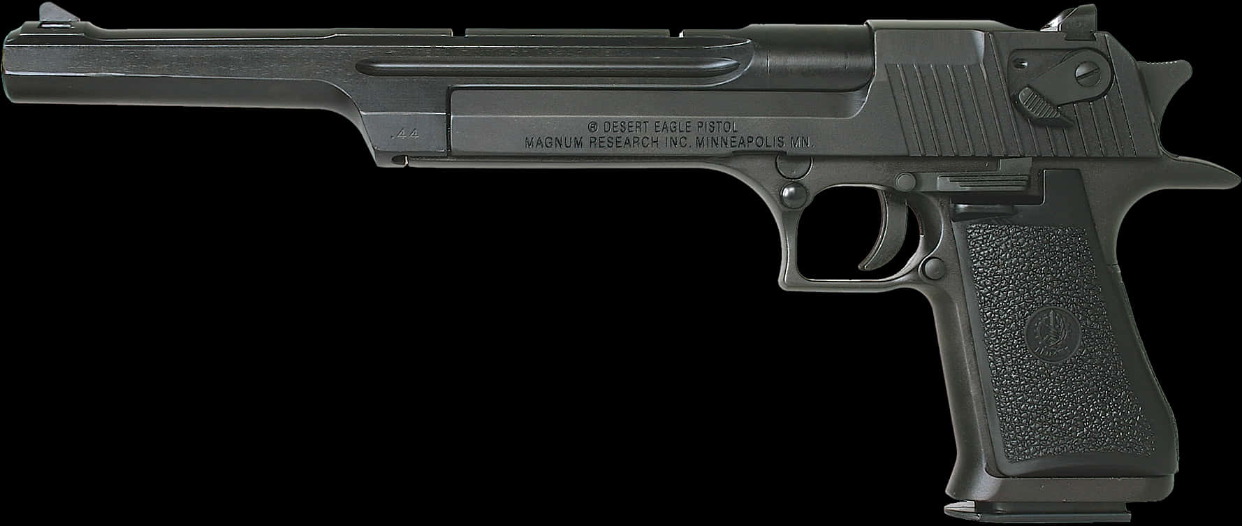 Desert Eagle Pistol Side View PNG Image