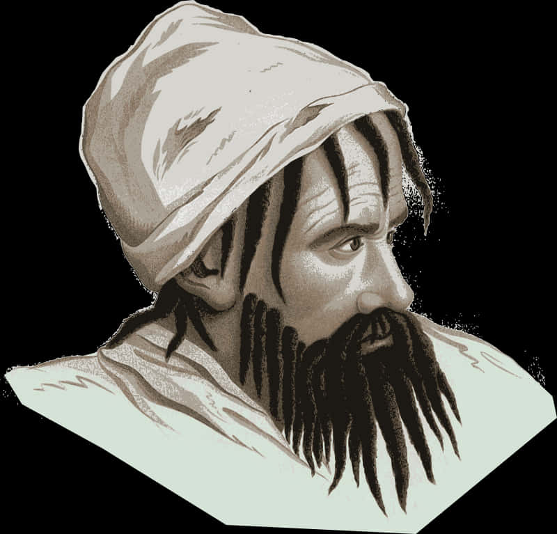 Desert Nomad Hairstyleand Headwear PNG Image