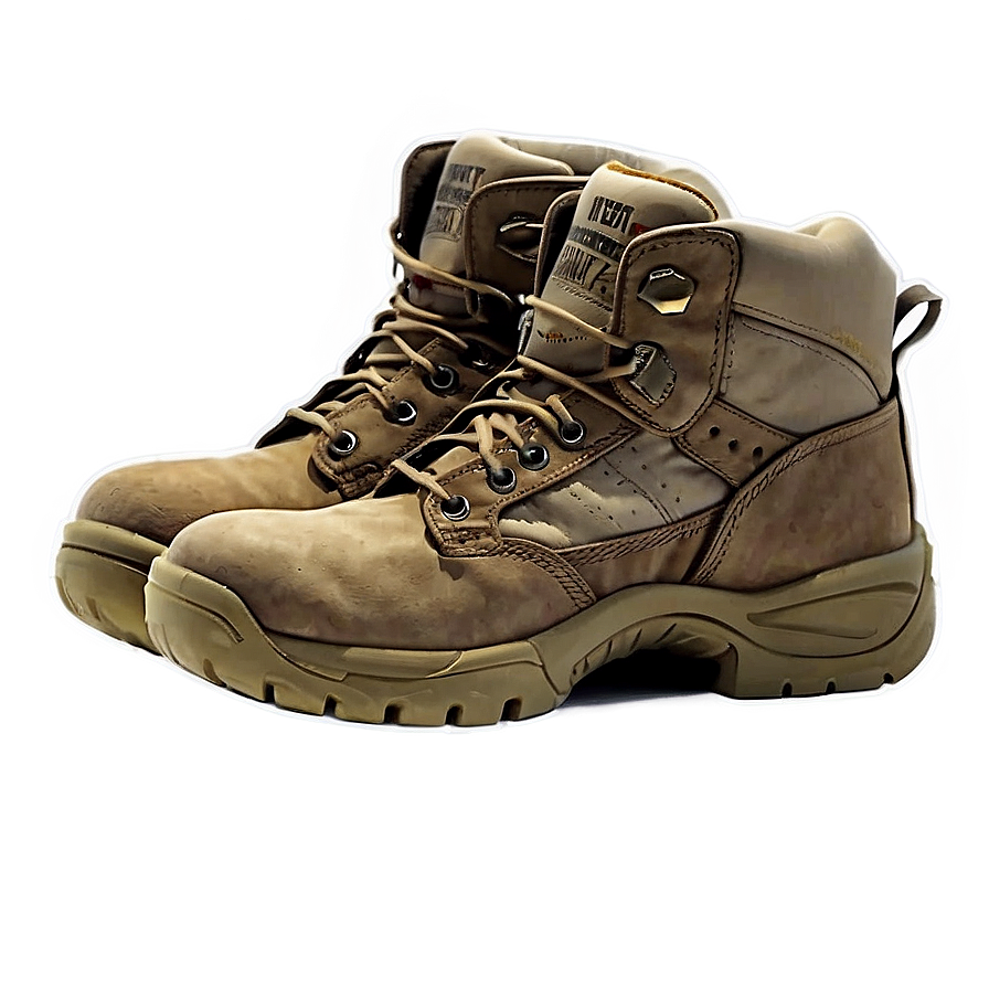 Desert Storm Combat Boots Png Ise PNG Image