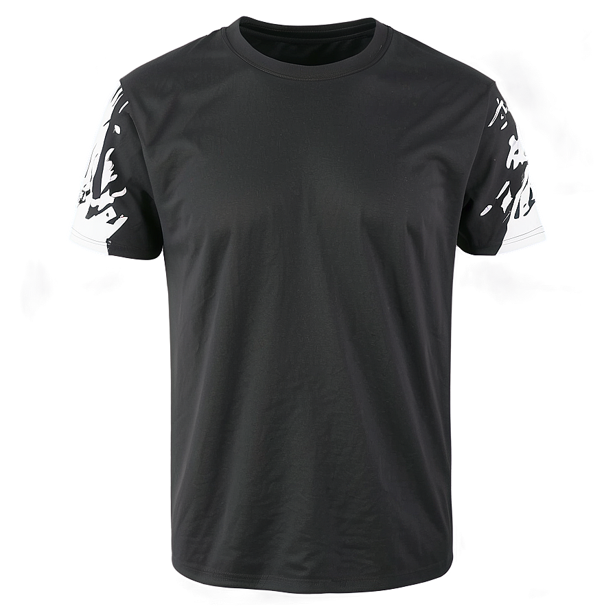 Designer Black T Shirt Png Vya PNG Image