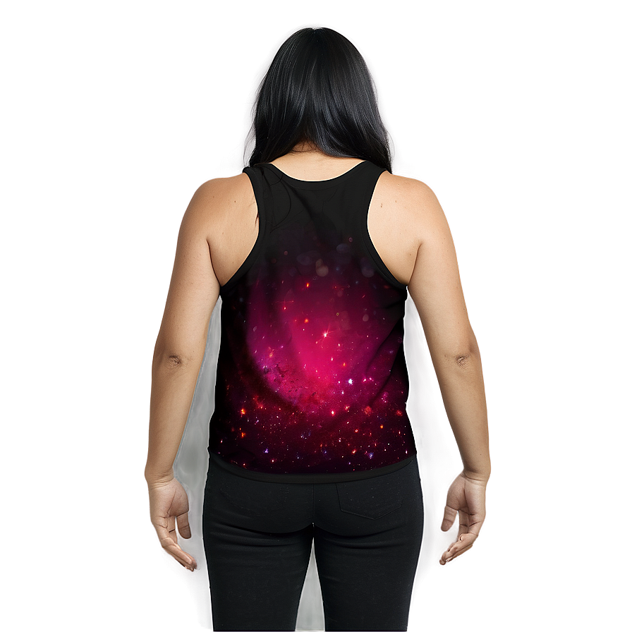 Designer Black Tank Top Png 22 PNG Image