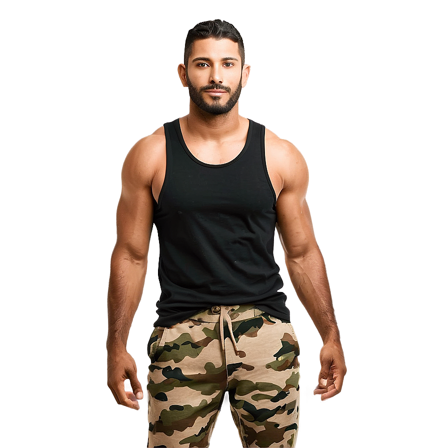 Designer Black Tank Top Png Ypp55 PNG Image