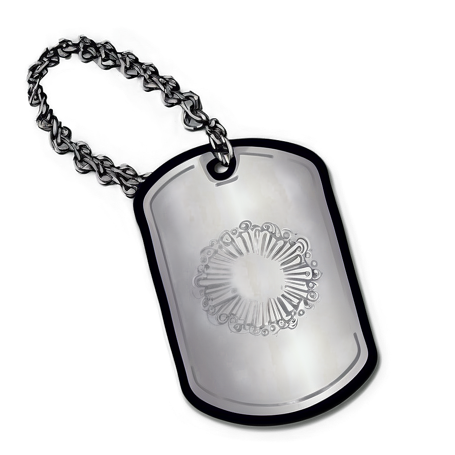 Designer Dog Tag Drawing Png Gdt PNG Image