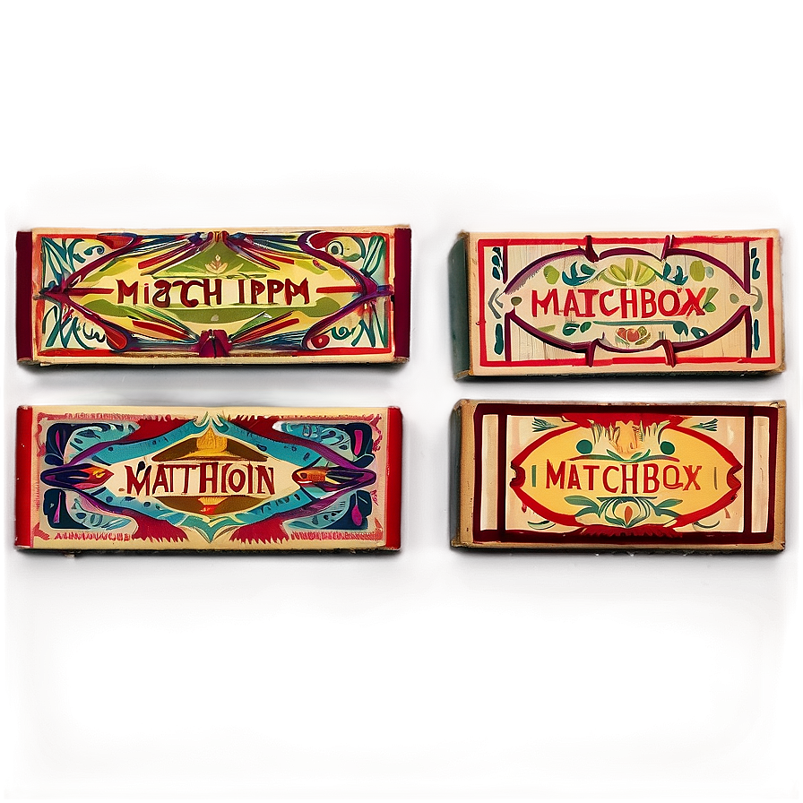 Designer Matchbox Compilation Png 23 PNG Image