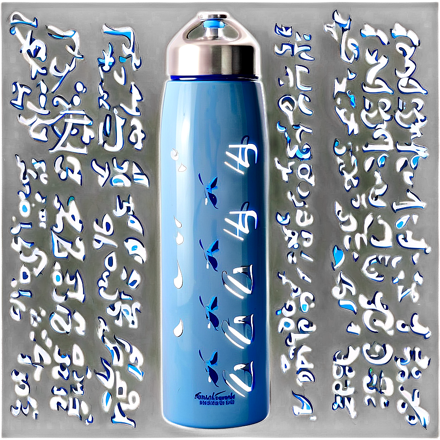 Designer Reusable Water Bottle Png Axq PNG Image