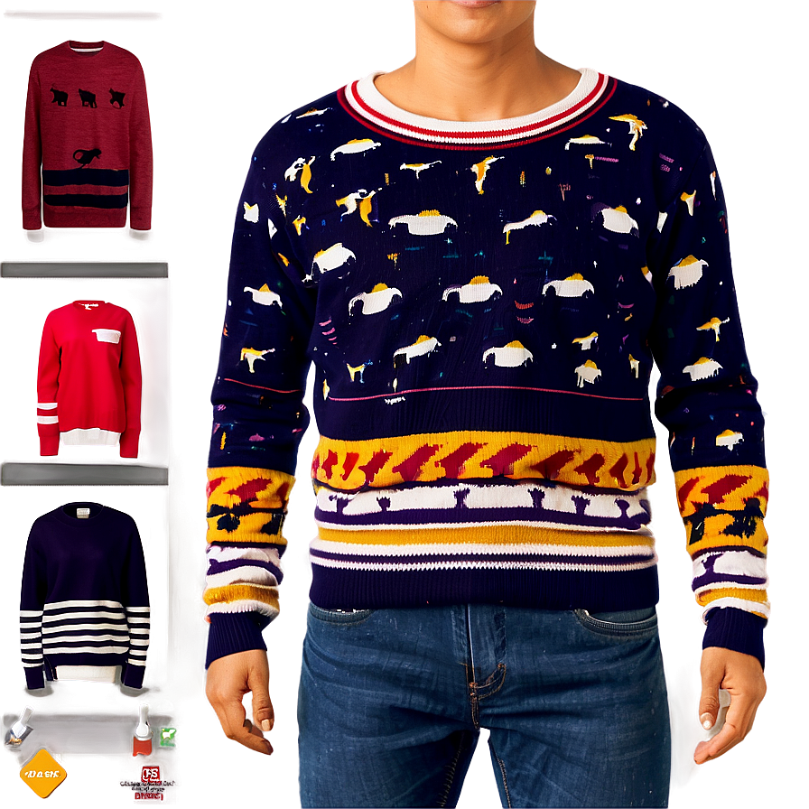 Designer Sweater Collection Png Boa47 PNG Image