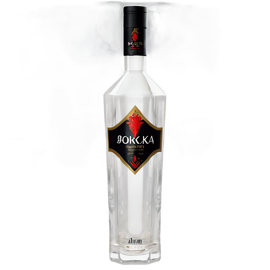 Designer Vodka Bottle Png Lbh PNG Image