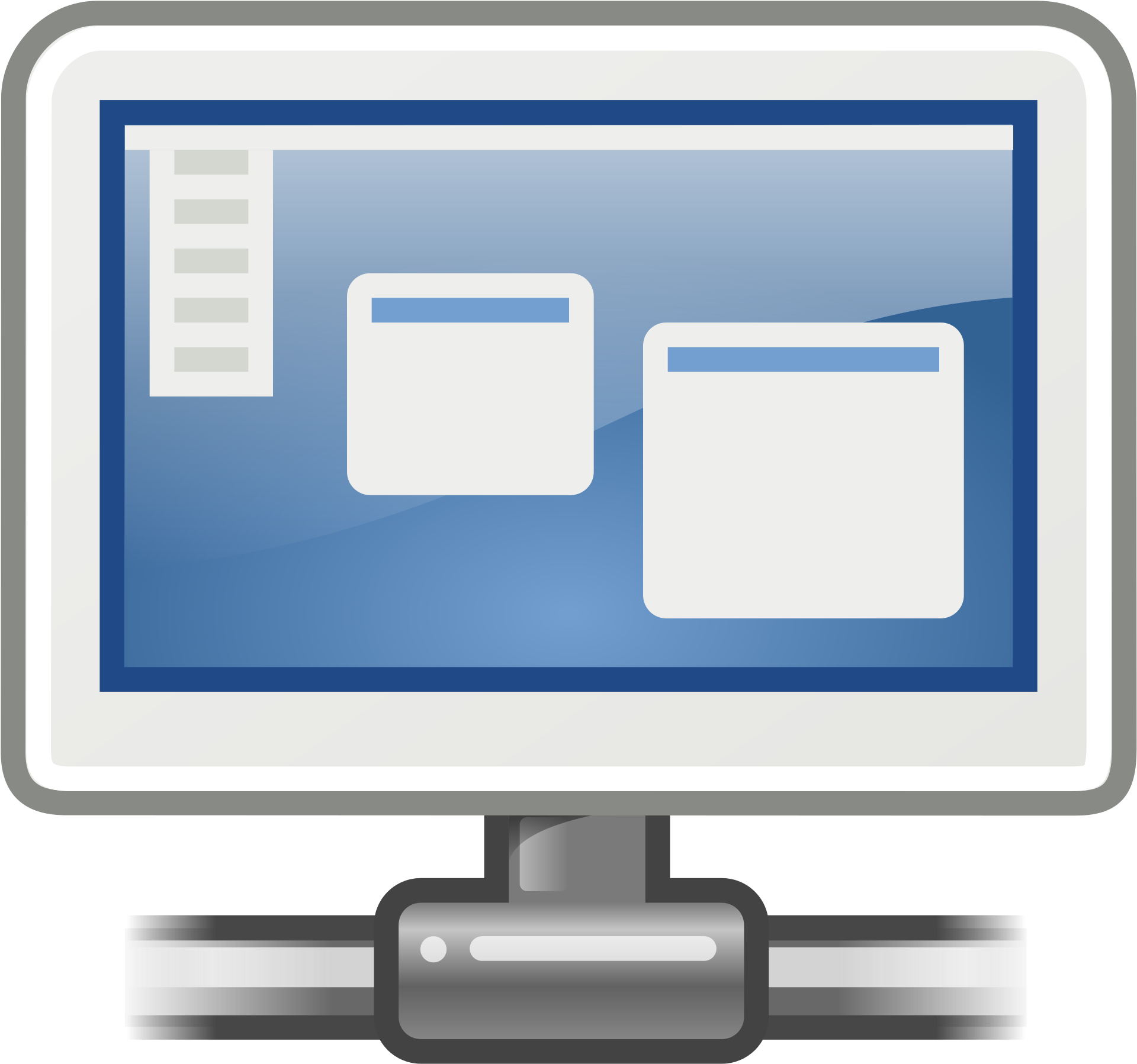 Desktop Computer Icon PNG Image