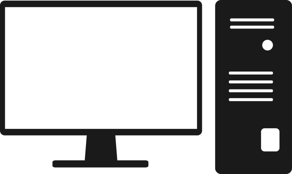 Desktop Computer Setup Icon PNG Image