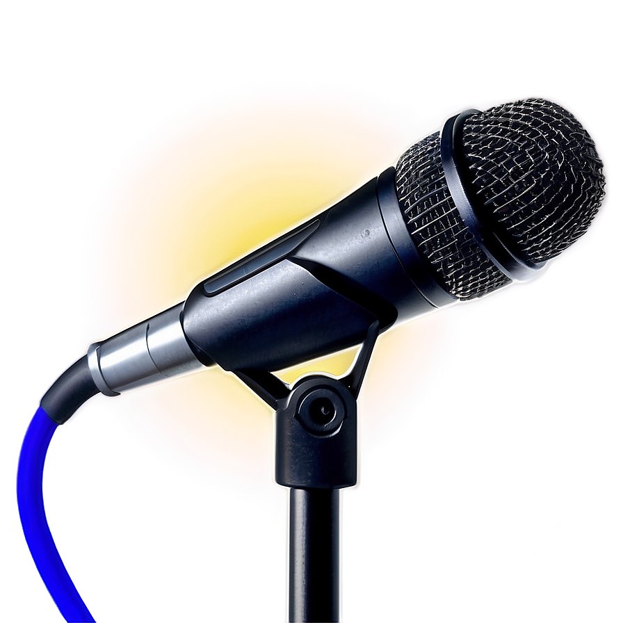 Desktop Microphone On Stand Png Hbn54 PNG Image