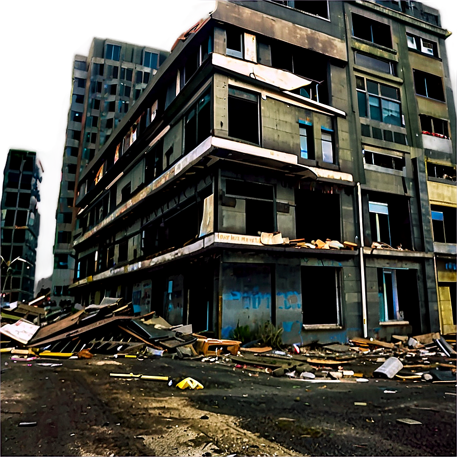 Destroyed City Center Png Htd PNG Image