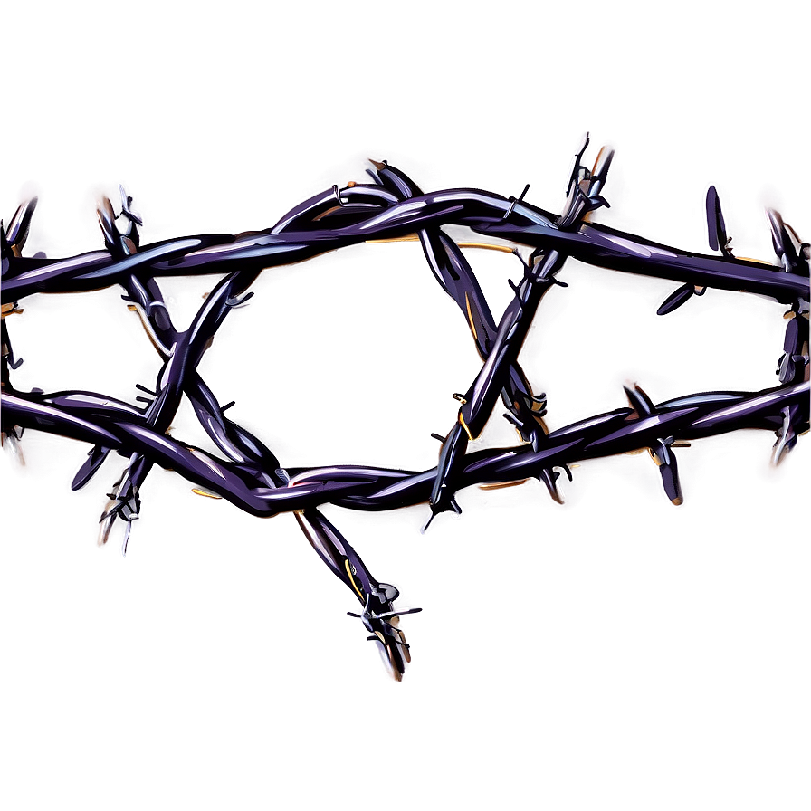 Detailed Barbed Wire Png 05252024 PNG Image