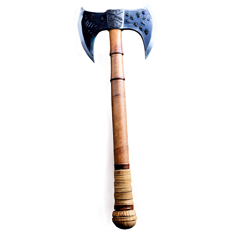 Detailed Battle Axe Png Wyt PNG Image