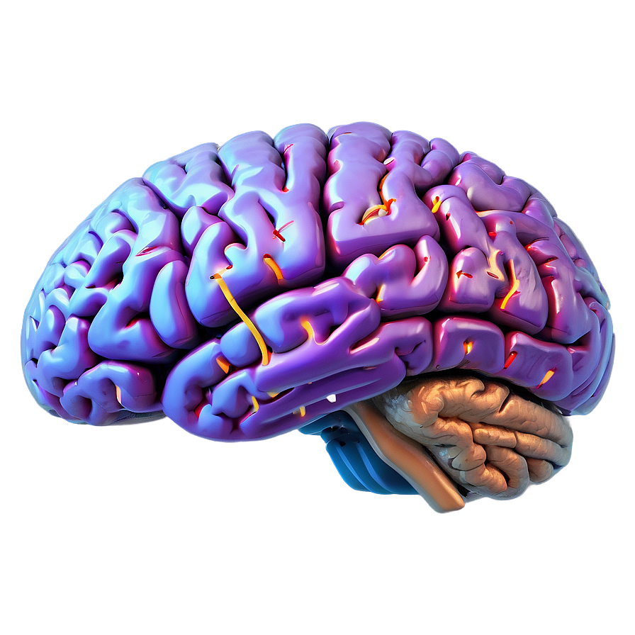 Detailed Brain Structure Png Qlq62 PNG Image