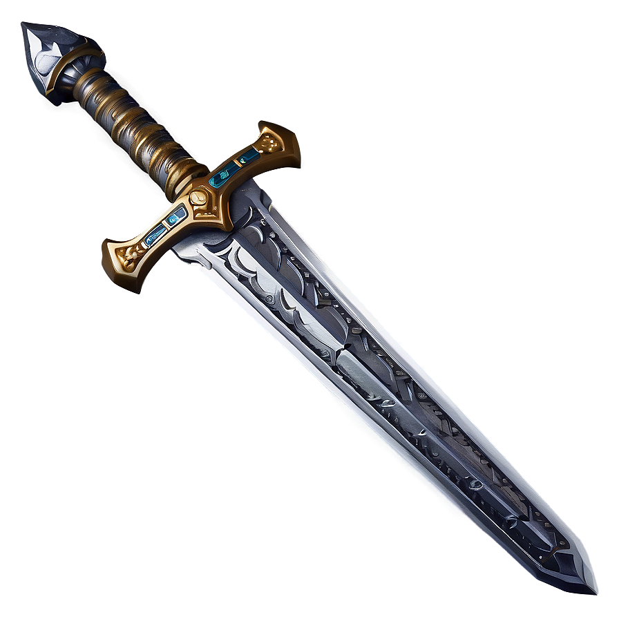 Detailed Buster Sword Graphic Png Plo79 PNG Image