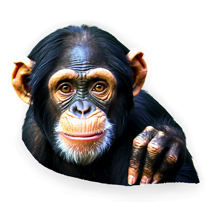 Detailed Chimpanzee Fur Texture Png 21 PNG Image