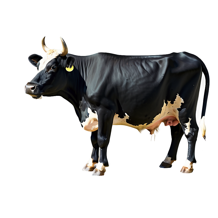 Detailed Cow Drawing Png Ork59 PNG Image