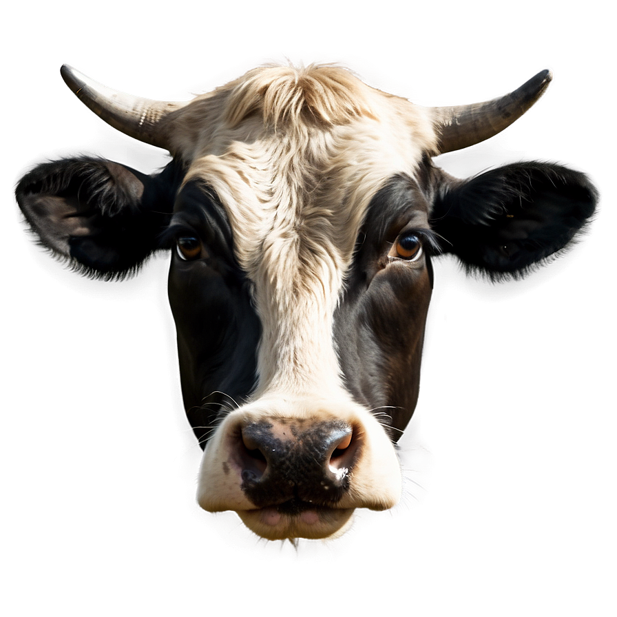 Detailed Cow Face Png Cuc PNG Image