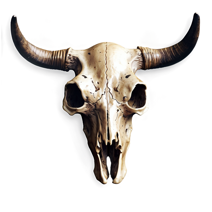 Detailed Cow Skull Sketch Png Hhc60 PNG Image