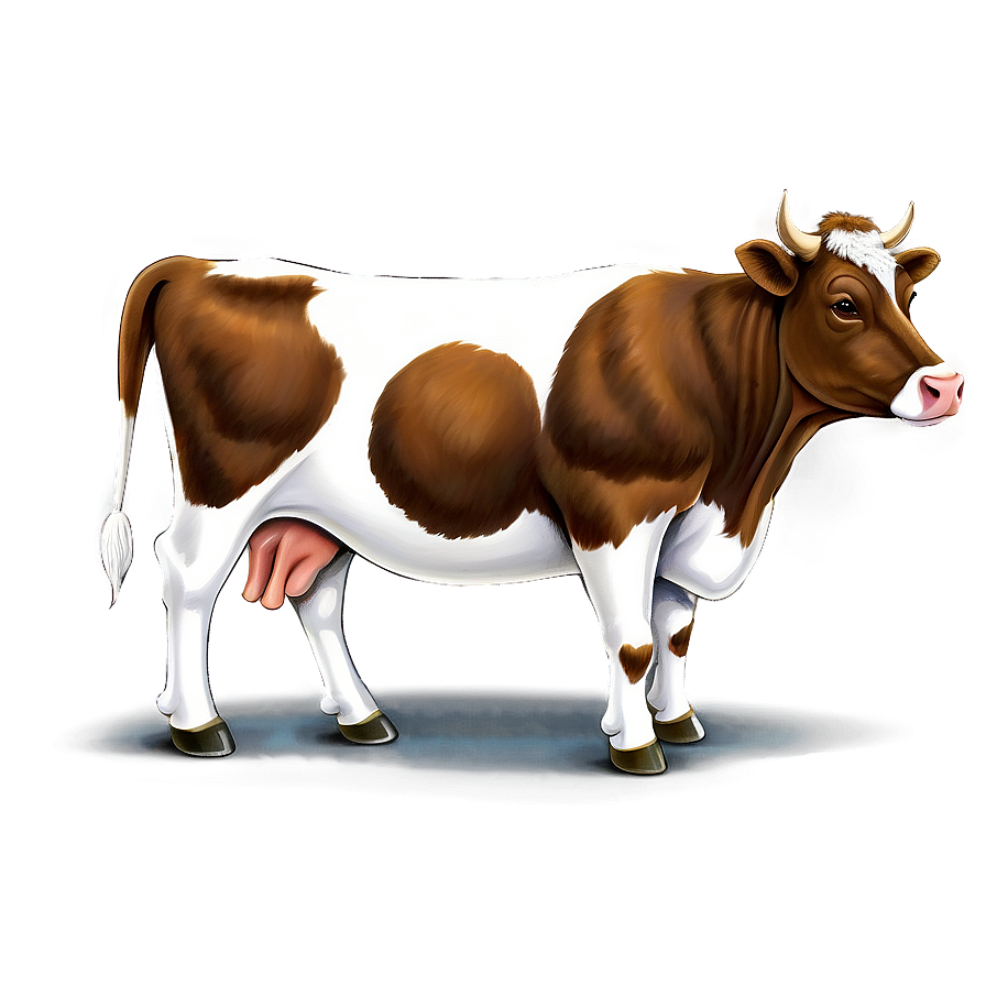 Detailed Cow Spots Illustration Png Lga45 PNG Image