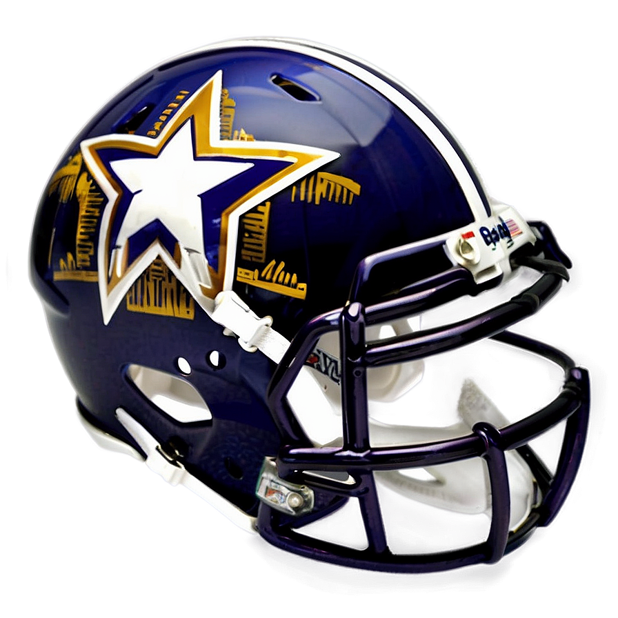 Detailed Cowboys Helmet Png Lvk PNG Image