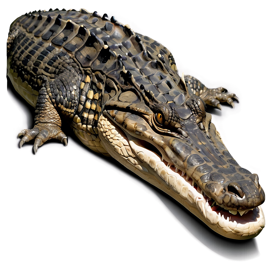 Detailed Crocodile Drawing Png 06112024 PNG Image