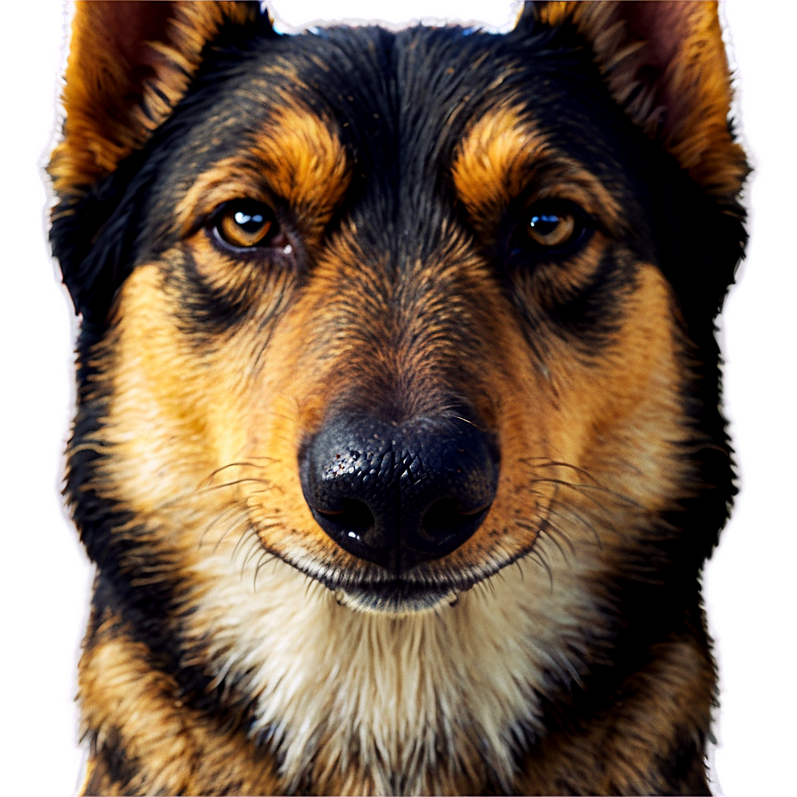 Detailed Dog Head Png Edp PNG Image