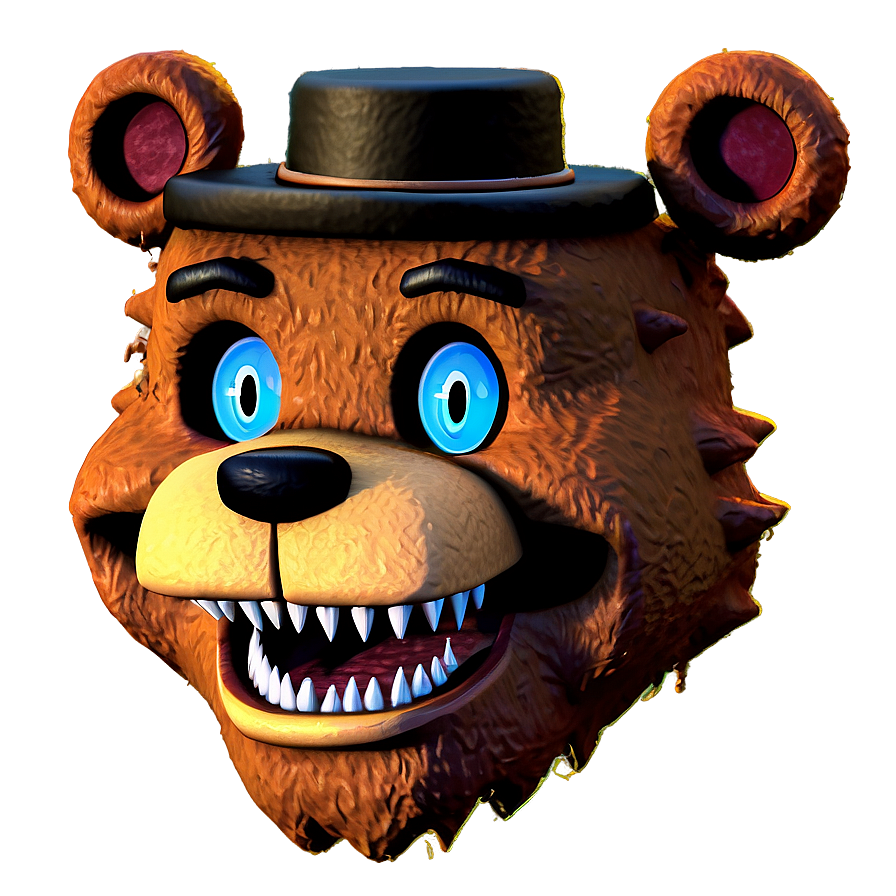 Detailed Freddy Fazbear Graphic Png 05252024 PNG Image