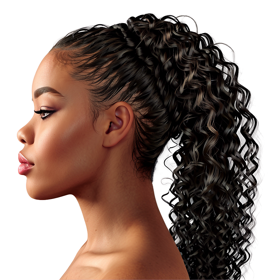 Detailed Hair Edges Png Kda PNG Image