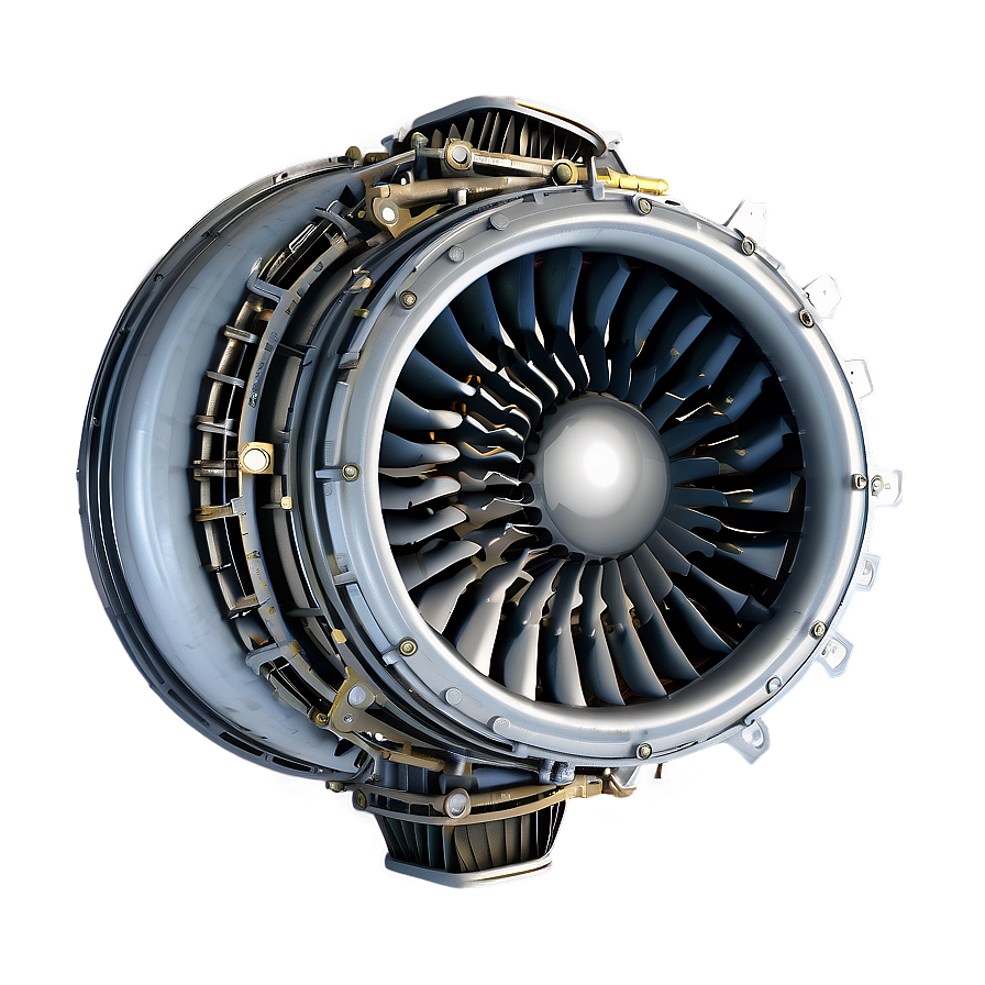 Detailed Jet Engine Parts Png Bij PNG Image