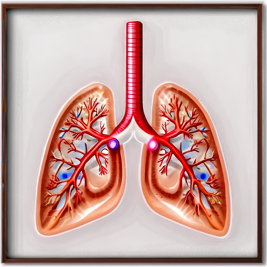 Detailed Lungs Diagram Png 58 PNG Image