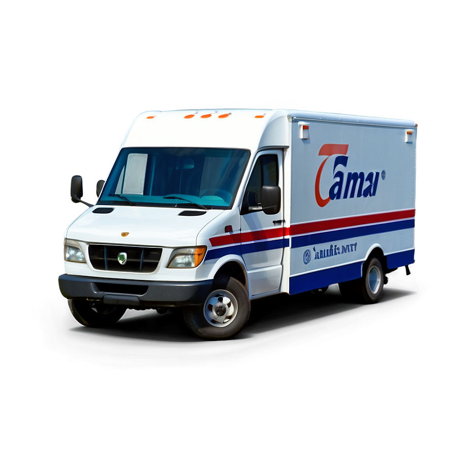 Detailed Mail Carrier Truck Png 10 PNG Image