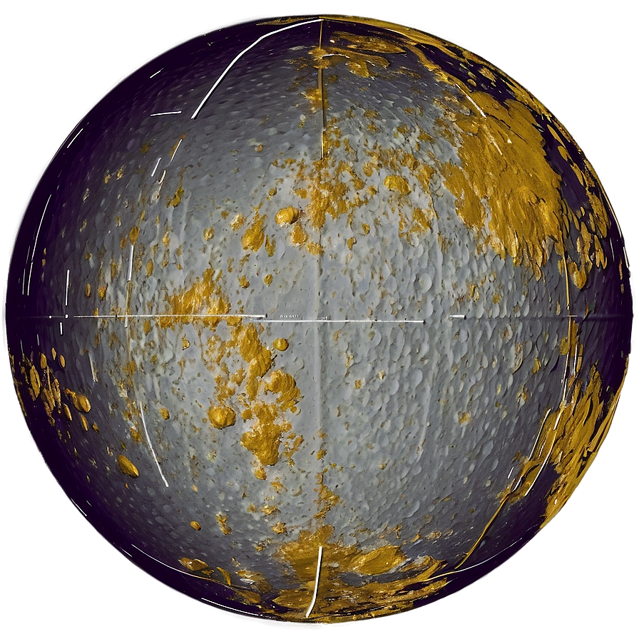 Detailed Mercury Map Png 05242024 PNG Image